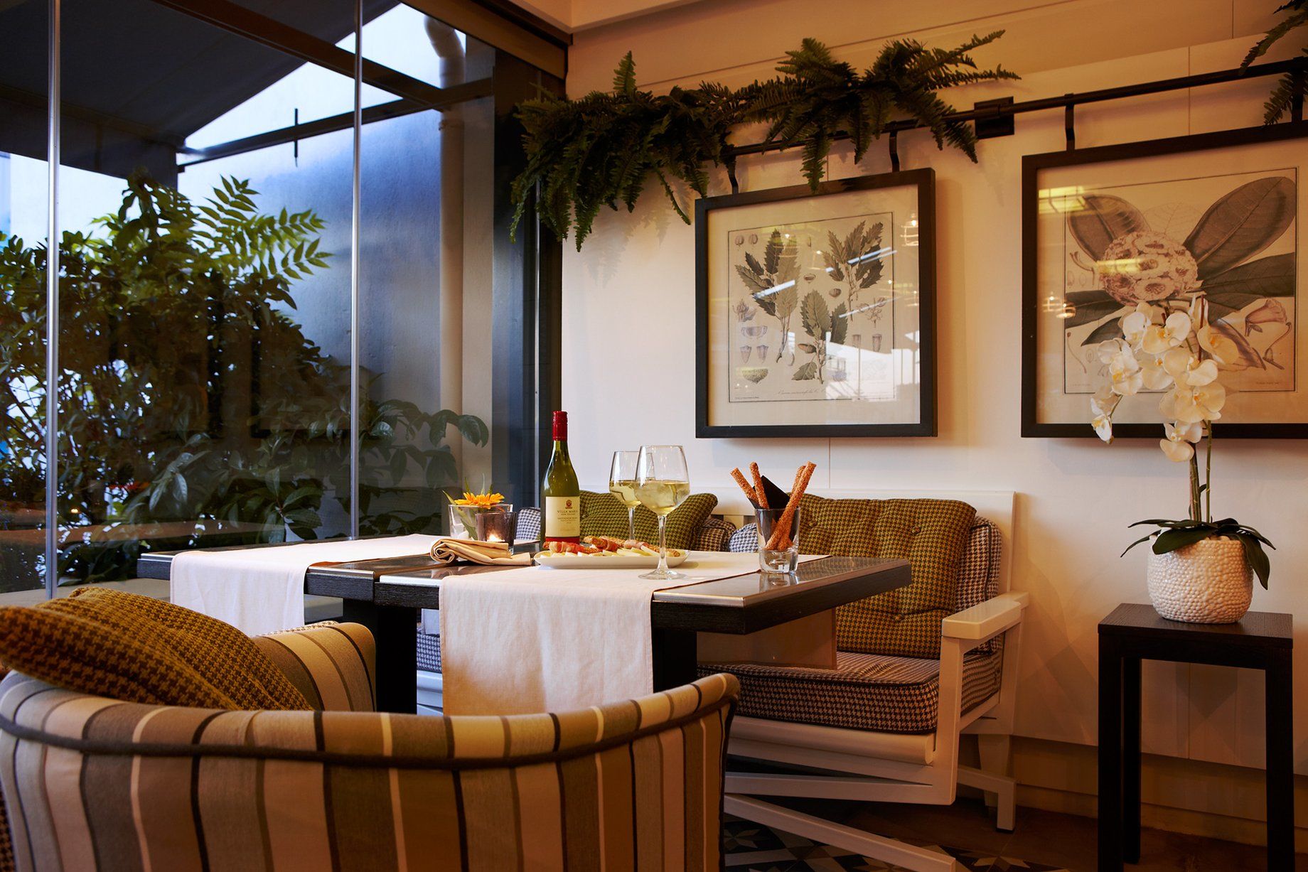 The Excelsior - Small Luxury Hotels Of The World Soluň Restaurace fotografie The interior of the restaurant
